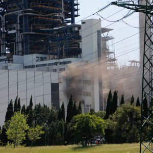 Požar u termoelektrani Plomin