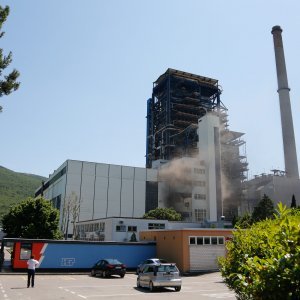 Požar u termoelektrani Plomin