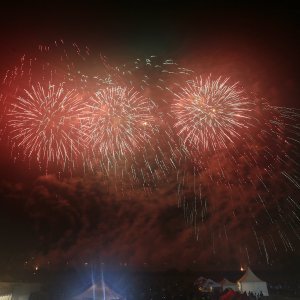 Nastup grupe Joho iz Finske na 17. Međunarodnom festivalu vatrometa