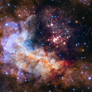 Westerlund 2 - fotografija izabrana za proslavu 25. rođendan teleskopa Hubble