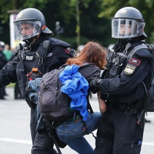Drugi dan prosvjeda protiv skupa G20 u Hamburgu