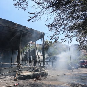 Zgarište požara na Jelenovcu