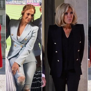 Brigitte Macron i Jennifer Lopez