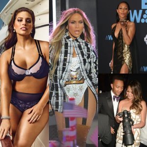 Zoe Saldana, Charlie Sheen, Ashley Graham, Jennifer Lopez, Jada Pinkett Smith, John Legend i Chrissy Teigen