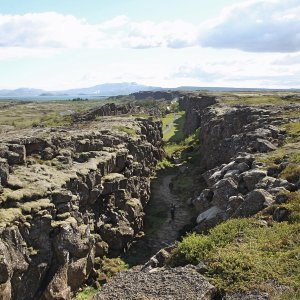 Thingvellir, Island (Put do dvorca Eyrie)