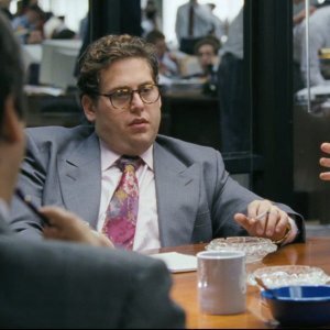 Jonah Hill i Leonardo DiCaprio u filmu 'Vuk s Wall Streeta'