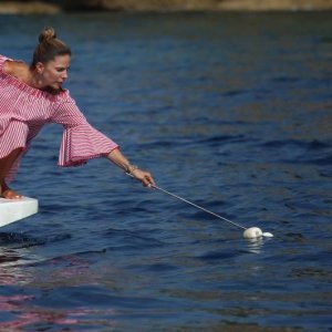 Bojana Gregorić i Amar Bukvić u pauzi od proba lovili ribu