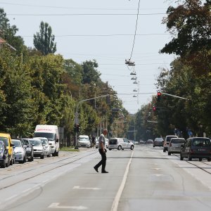Puste gradske ulice u Osijeku