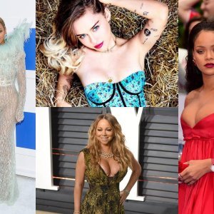 Beyonce, Miley Cyrus, Rihanna i Mariah Carey