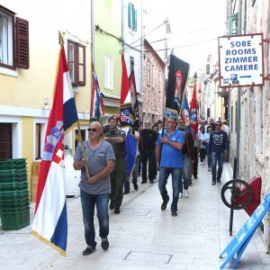 Mimohod povodom obilježavanja 26. obljetnice bitke za Šibenik