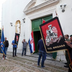 Mimohod povodom obilježavanja 26. obljetnice bitke za Šibenik