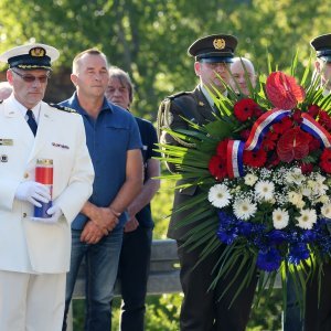 Mimohod povodom obilježavanja 26. obljetnice bitke za Šibenik