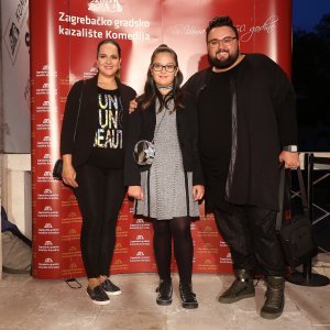 Jacques Houdek sa suprugom Brigitom i kćerkom Sofijom