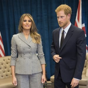 Princ Harry i Melania Trump