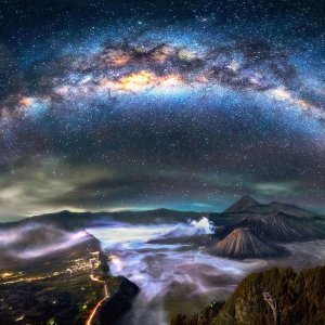 Mount Bromo, Mliječni put