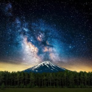 Planina Fuji, Mliječni put