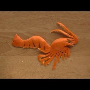 Škamp - Orange Origami Art