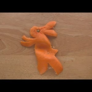 Zec - Orange Origami Art