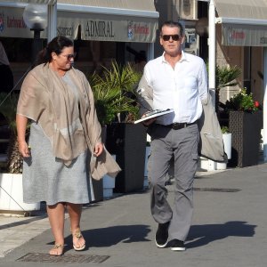 Pierce Brosnan sa suprugom Keely Shaye Smith na Visu