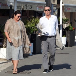 Pierce Brosnan sa suprugom Keely Shaye Smith na Visu