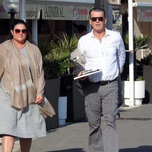 Pierce Brosnan sa suprugom Keely Shaye Smith na Visu