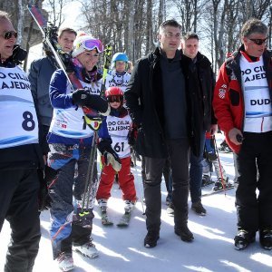 Janica Kostelić, Andrej Plenković i Dubravko Šimenc