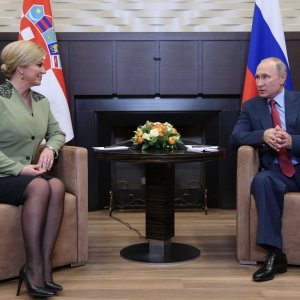 Kolinda Grabar Kitarović kod Putina u Sočiju