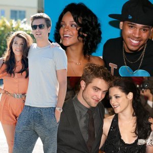 Kourtney Kardashian i Scott Disick, Rihanna i Chris Brown, Robert Pattinson i Kristin Stewart, Selena Gomez i Justin Bieber