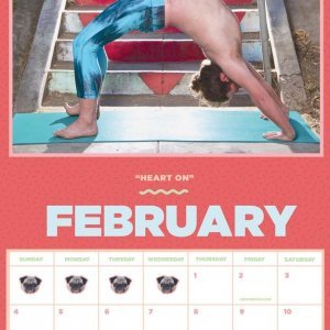 Pug Yoga kalendar 2018.