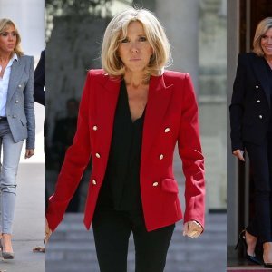 Balmain sakoi Brigitte Macron