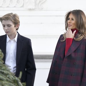 Melanija Trump i njezin sin Barron Trump