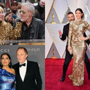 Suzanne Somers i Alan Hamel,Salma Hayek i François-Henri Pinault, Justin Timberlake i Jessica Biel