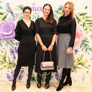 Lucija Gluščević, brand managerica Melema, Ljupka Gojić Mikić, Tina Roso, direktorica Neve