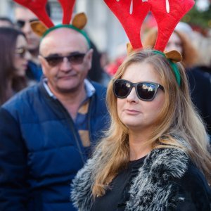 Priličan broj građana okupio se na Pjaci na Badnjak