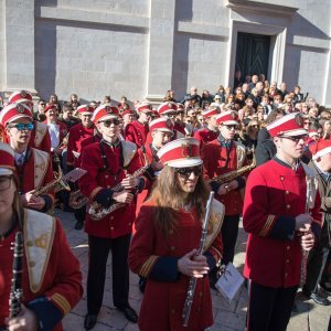 Tradicionalna kolenda ispred dubrovačke gradske vijećnice