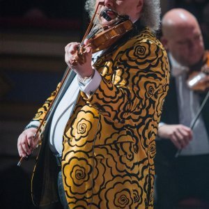 Violinist Roby Lakatos