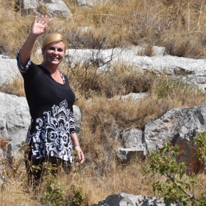 Predsjednica RH Kolinda Grabar Kitarović na desetoj godišnjici kornatske tragedije u kojoj je stradalo 12 vatrogasaca iz Vodica, Tisnog i Šibenika