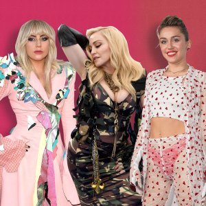 Lady Gaga, Madonna, Miley Cyrus i Mandy Moore