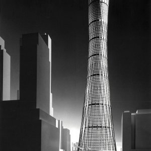 Hiperboloid, I.M. Pei, 1954.