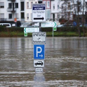 Poplava u Bernkastell-Kuesu na rijeci Mosel u Njemačkoj