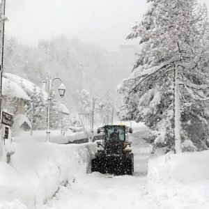 Snježna oluja u talijanskom Claviereu