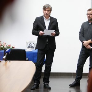 Denis Romac i izvršni urednik Novog lista Dražen Herljević