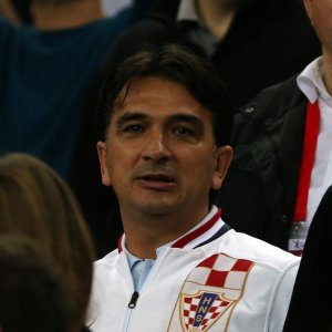 Predsjednica Grabar-Kitarović i Zlatko Dalić s tribine bodrili hrvatske rukometaše