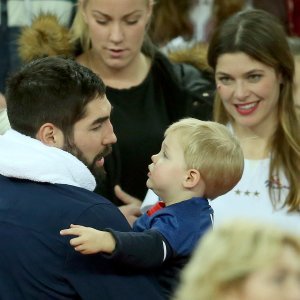 Nikola Karabatić pobjedu proslavio s Geraldine Pillet i sinom Alekom