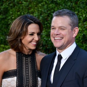 Matt Damon i Luciana Barroso