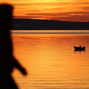 Zalazak sunca u Omišu