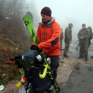 Ivica Kostelić sa specijalcima na Velebitu