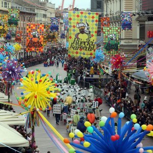 Dječja karnevalska povorka na riječkom Korzu