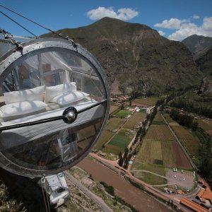 Apartmani na litici peruanske planine