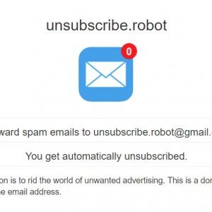 Unsubscribe Robot - riješite se spama